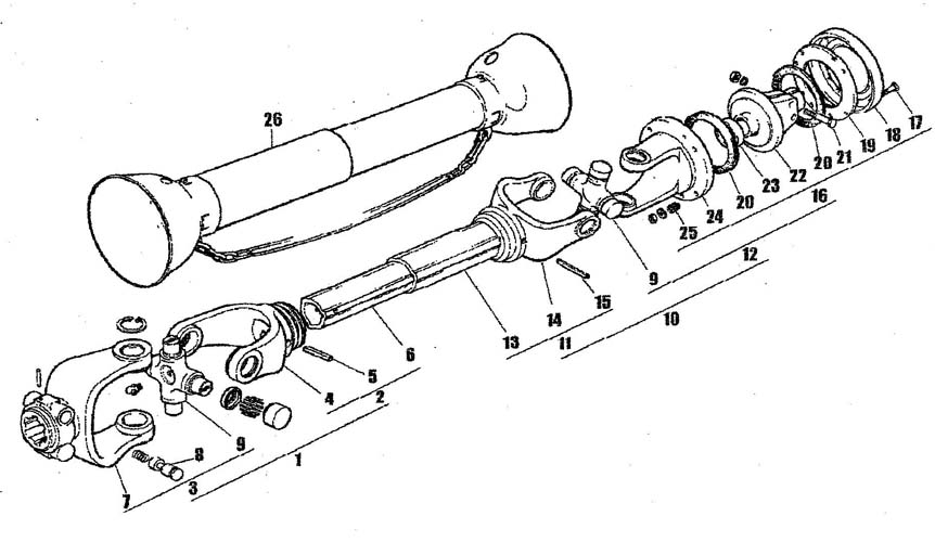 PTO Parts - Slip Clutch-LaMagda AFMJ Series Agric